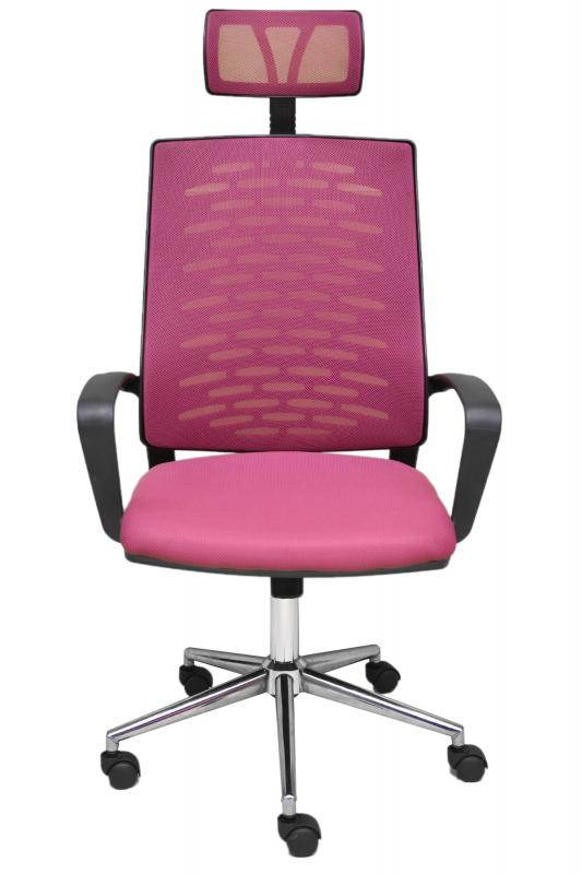 DEVSİT%20Nadya%20Çalışma%20Koltuğu%20Pembe