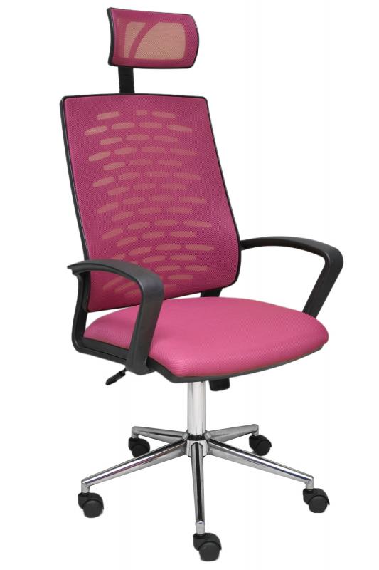 DEVSİT%20Nadya%20Çalışma%20Koltuğu%20Pembe