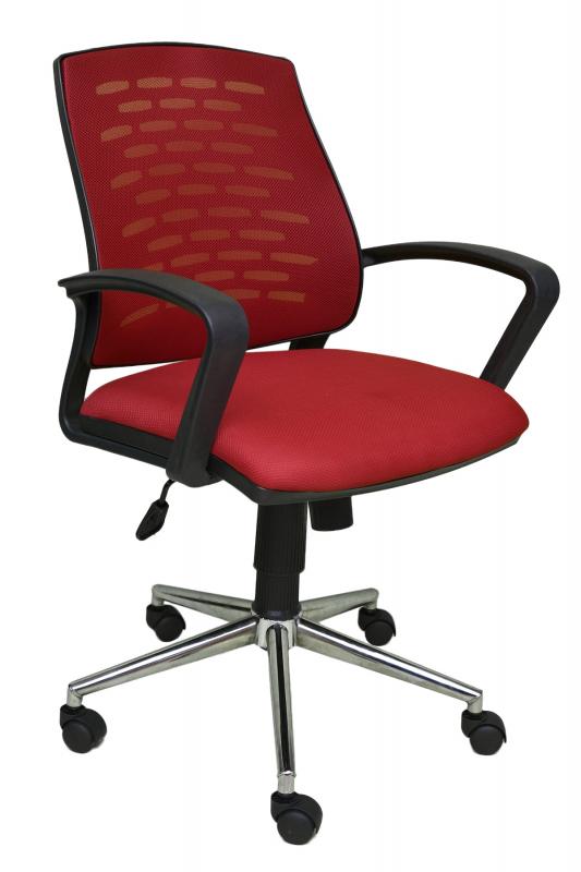 Porziyon Savina Ofis Çalışma Koltuğu - Sandalyesi Kırmızı