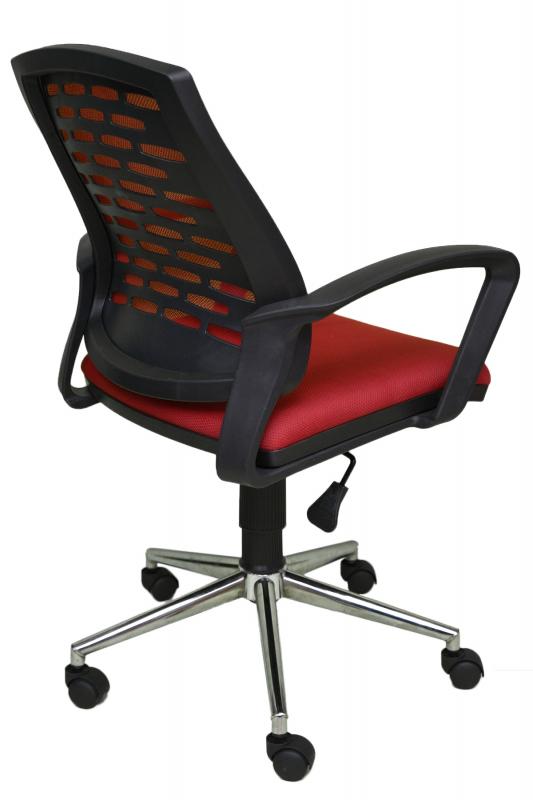 Porziyon Savina Ofis Çalışma Koltuğu - Sandalyesi Kırmızı