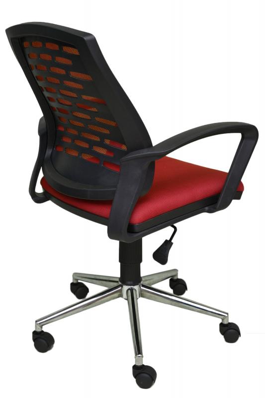 DEVSİT%20Savina Ofis%20Çalışma%20Koltuğu%20-%20Sandalyesi%20Kırmızı